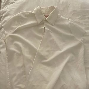 White collared shirt